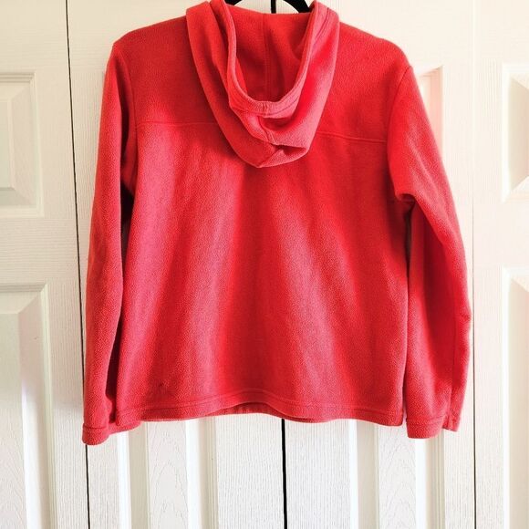 Patagonia Women's Tomato 🍅 Red Pullover Hooded Fleece, Size Small - Picture 4 of 4